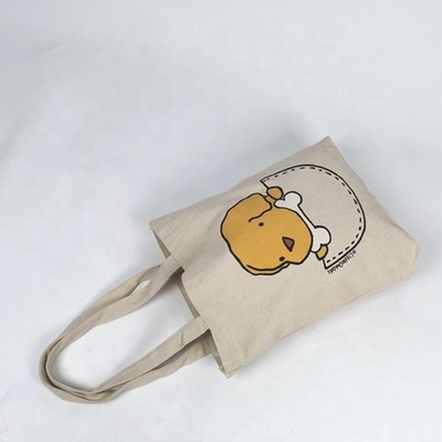 環境に優しい素材で カスタム印刷された綿キャンバスショッピングバッグ