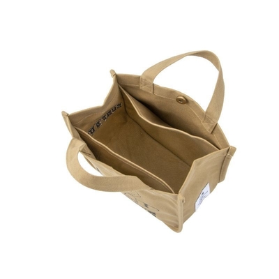食料品やビジネスショッピング用のキャンバス トートバッグ