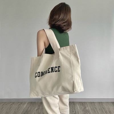 環境に優しい 買い物用 オーバーサイズのキャンバス トートバッグ オーダーメイド ロゴとOEM/ODM 受け入れられる